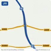 Map of M1 junction 11