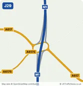 Map of M1 junction 29