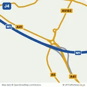 Map of M1 junction 4