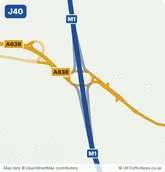 Map of M1 junction 40