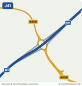 Map of M1 junction 41