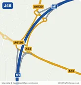 Map of M1 junction 46