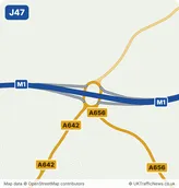 Map of M1 junction 47