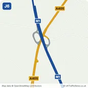 Map of M1 junction 6