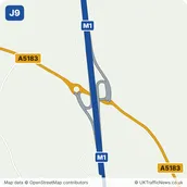 Map of M1 junction 9